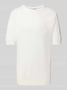 T-shirt met labeldetail