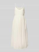 Midi-jurk met structuurmotief, model 'Amabel'