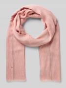 Sjaal met korte franjes