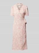 Midi-wikkeljurk, model 'Peony'