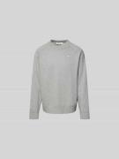 Oversized sweatshirt met opstaande kraag