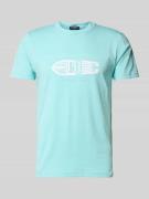 T-shirt met labelprint