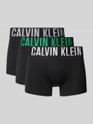 Boxershort met band met label in een set van 3 stuks