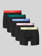 Boxershort met elastische band met logo in een set van 5 stuks
