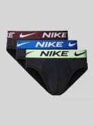Slip met elastische band met logo in een set van 3 stuks