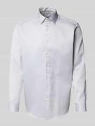 Regular fit zakelijk overhemd met kentkraag