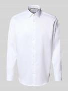Regular fit zakelijk overhemd met kentkraag