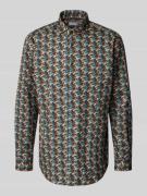 Regular fit zakelijk overhemd met knoopsluiting