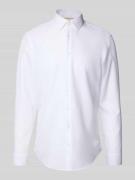 Slim fit zakelijk overhemd met kentkraag