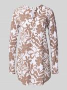 Extra lang blouseshirt