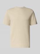 Regular fit T-shirt van katoenmix
