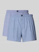 Boxershort met labelpatch in een set van 2 stuks