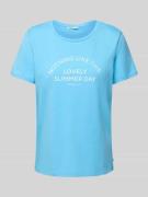 Regular fit T-shirt van puur katoen