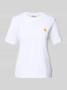 Regular fit T-shirt van puur katoen