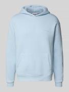 Hoodie met labelopschrift