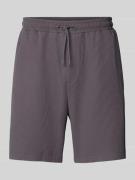 Korte broek met elastische band en tunnelkoord