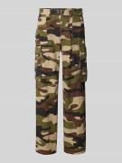 Baggy cargobroek met achterzakken