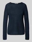 Regular fit gebreide pullover van zuiver katoen