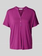 Comfort fit T-shirt met V-hals