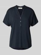 Comfort fit T-shirt met V-hals