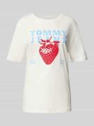 Regular fit T-shirt van puur katoen