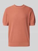 T-shirt met ribboorden, model &#x27;CASPER&#x27;