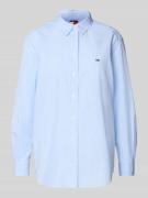 Comfort fit blouse met lange mouwen van katoen