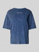 T-shirt met labelprint