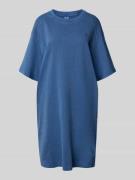 Knielange T-shirtjurk met ronde hals