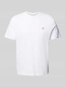 T-shirt met labelpatch