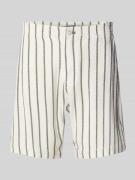 Regular fit korte broek met structuurmotief, model 'Resort'