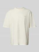Oversized T-shirt met labelstitching