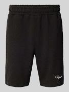Sweatshorts met elastische band, model 'Jovren'