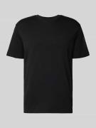 T-shirt met logostitching, model 'SUPIMA'