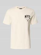 Regular fit T-shirt van puur katoen