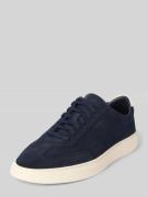 Lage sneakers van suède