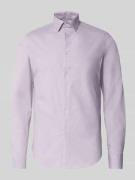 Slim fit zakelijk overhemd met kentkraag