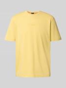 Regular fit T-shirt van katoenmix