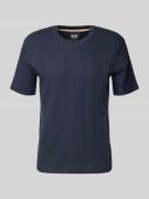 Regular fit T-shirt van katoenmix