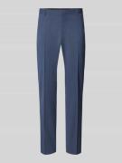 Slim fit pantalon van scheerwol, model 'GENIUS'