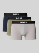 Regular fit boxershort van een mix van katoen en elastaan in een set v...