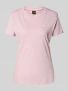 Regular fit T-shirt van puur katoen