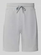 Regular fit sweatshorts van katoenmix