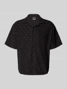 Relaxed fit vrijetijdsoverhemd met structuurmotief, model 'INFINITY'