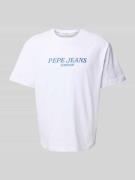 Regular fit T-shirt van puur katoen, model 'TADEO'