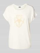 T-shirt met labelprint, model 'TEJA'