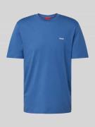 T-shirt met labelprint, model 'Dero'