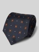 Zijden stropdas met all-over motief