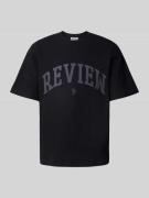 T-shirt met labelprint