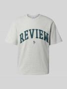 T-shirt met labelprint